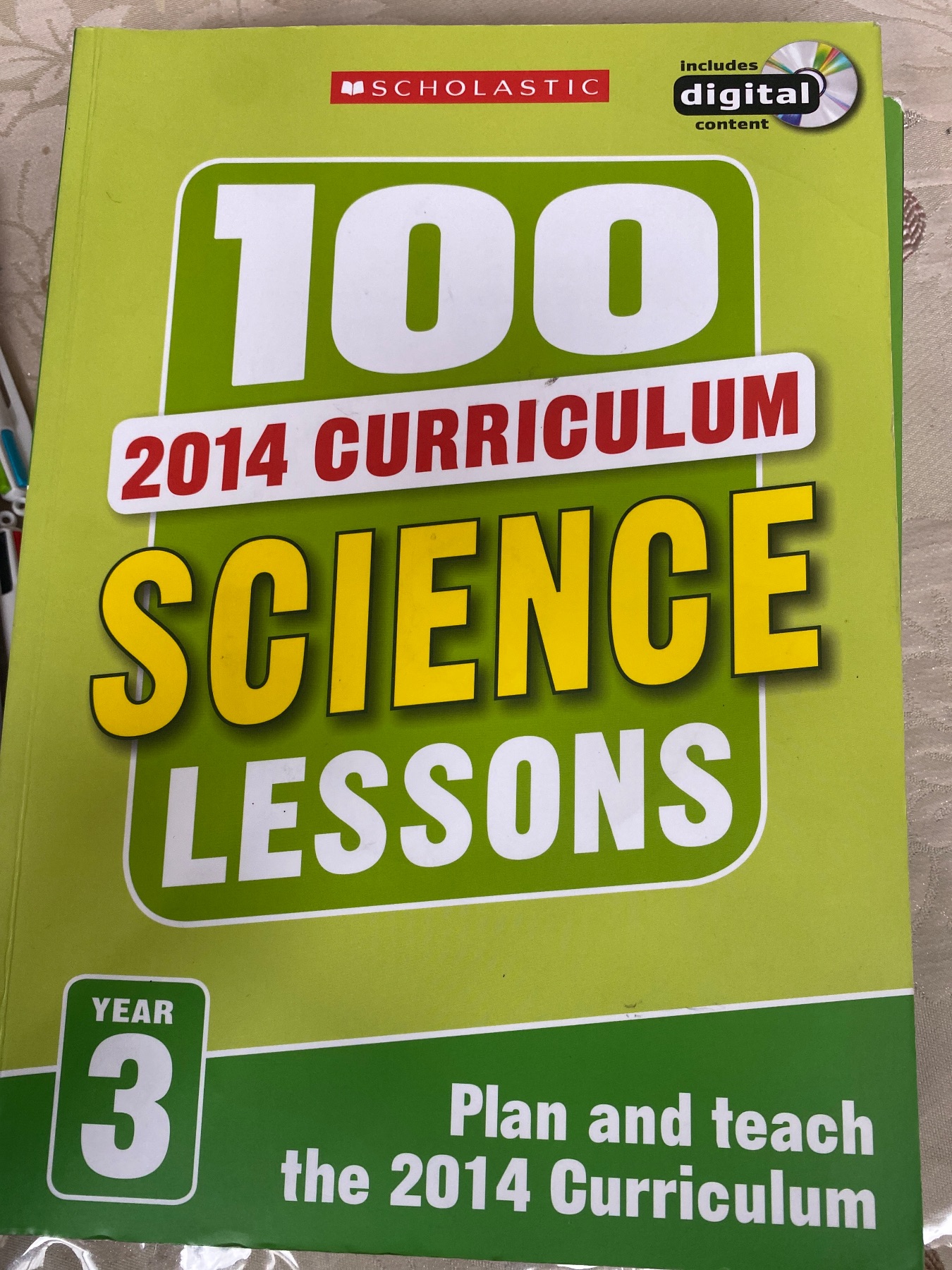 Year 3 scholastic 100 science lessons plan and teach 2014 curriculum
