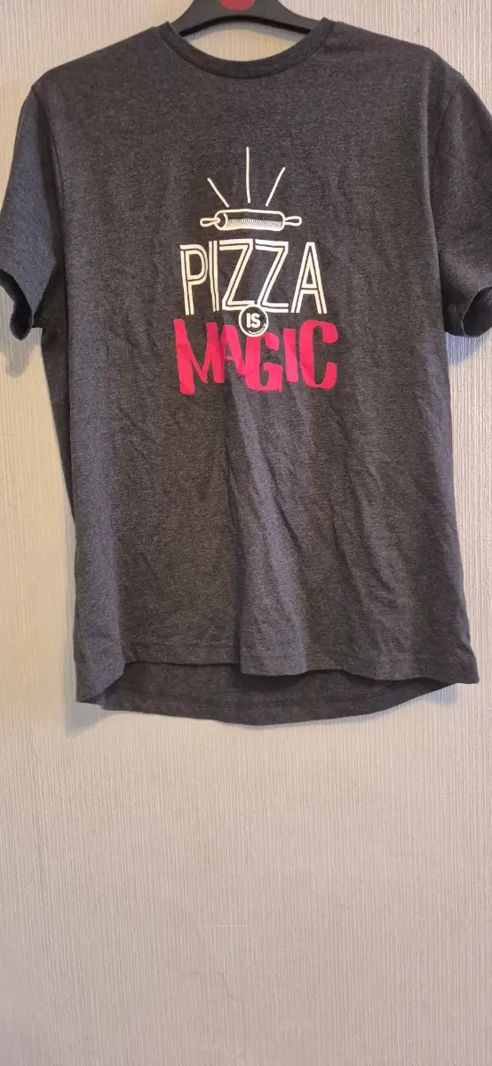Pizza hut t shirt size M dark grey. Merchandise