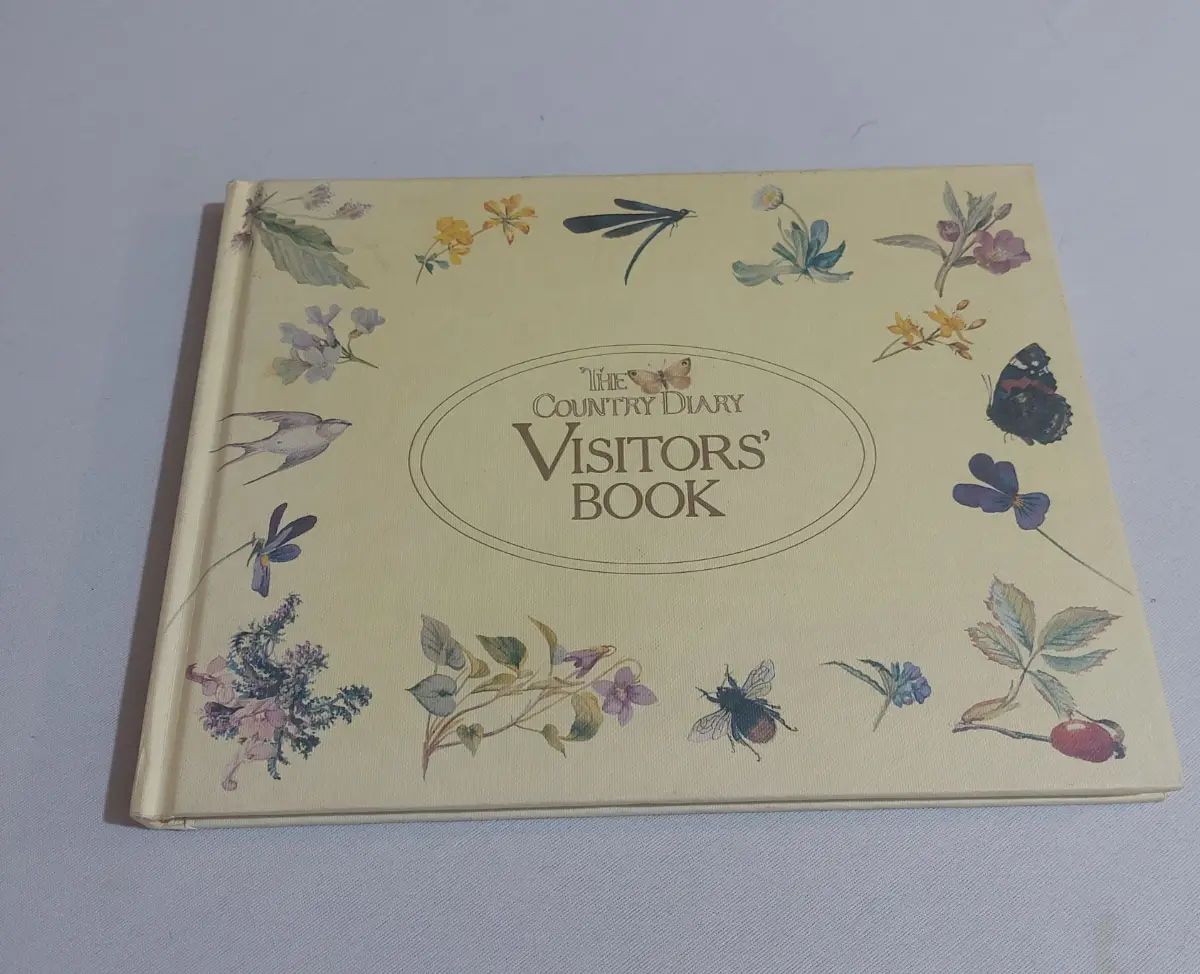 Vintage Edith Holden Country Diary Visitors Book – Botanical Guest Book