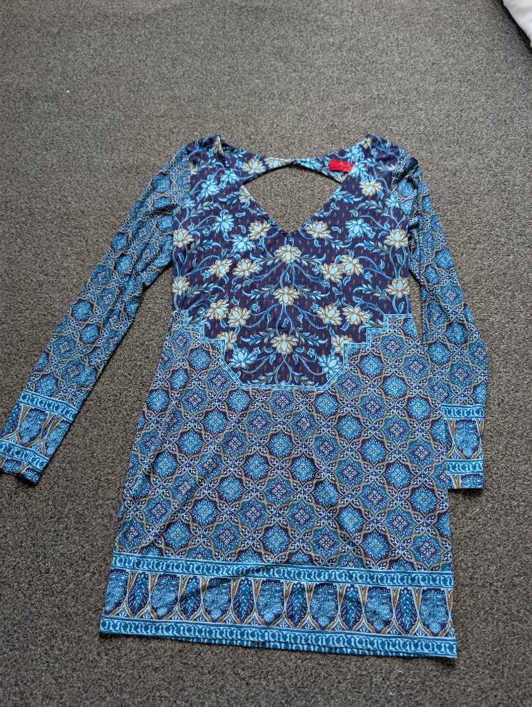 Tiger lilly open back dress size 10uk