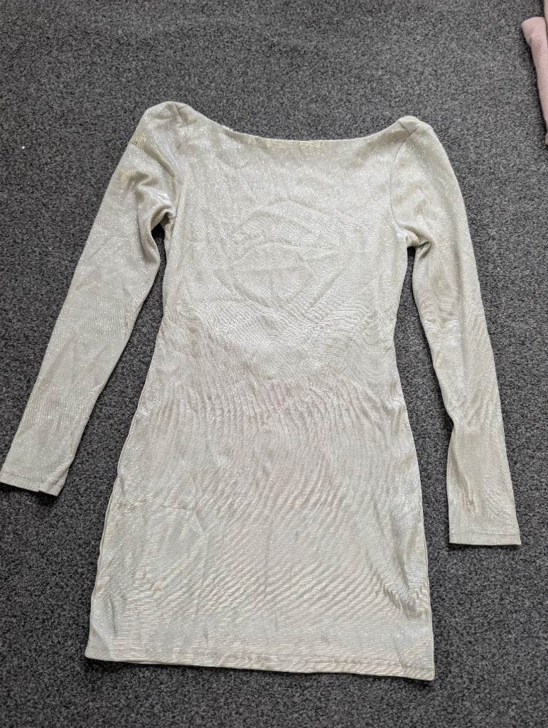 Cider mini sparkly dress with diamante details size small