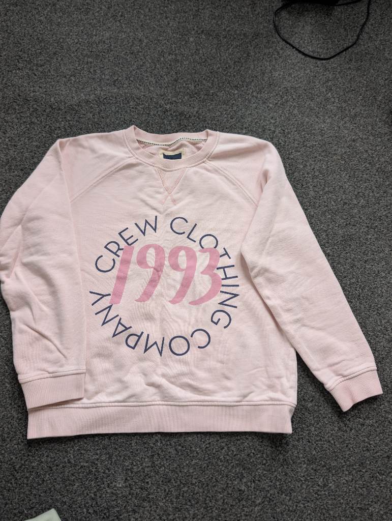 Crew clothing ladies sweatshirt size 8uk