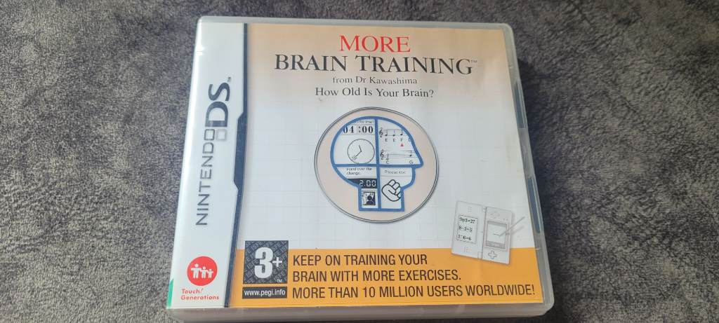 More brain training nintendo ds game