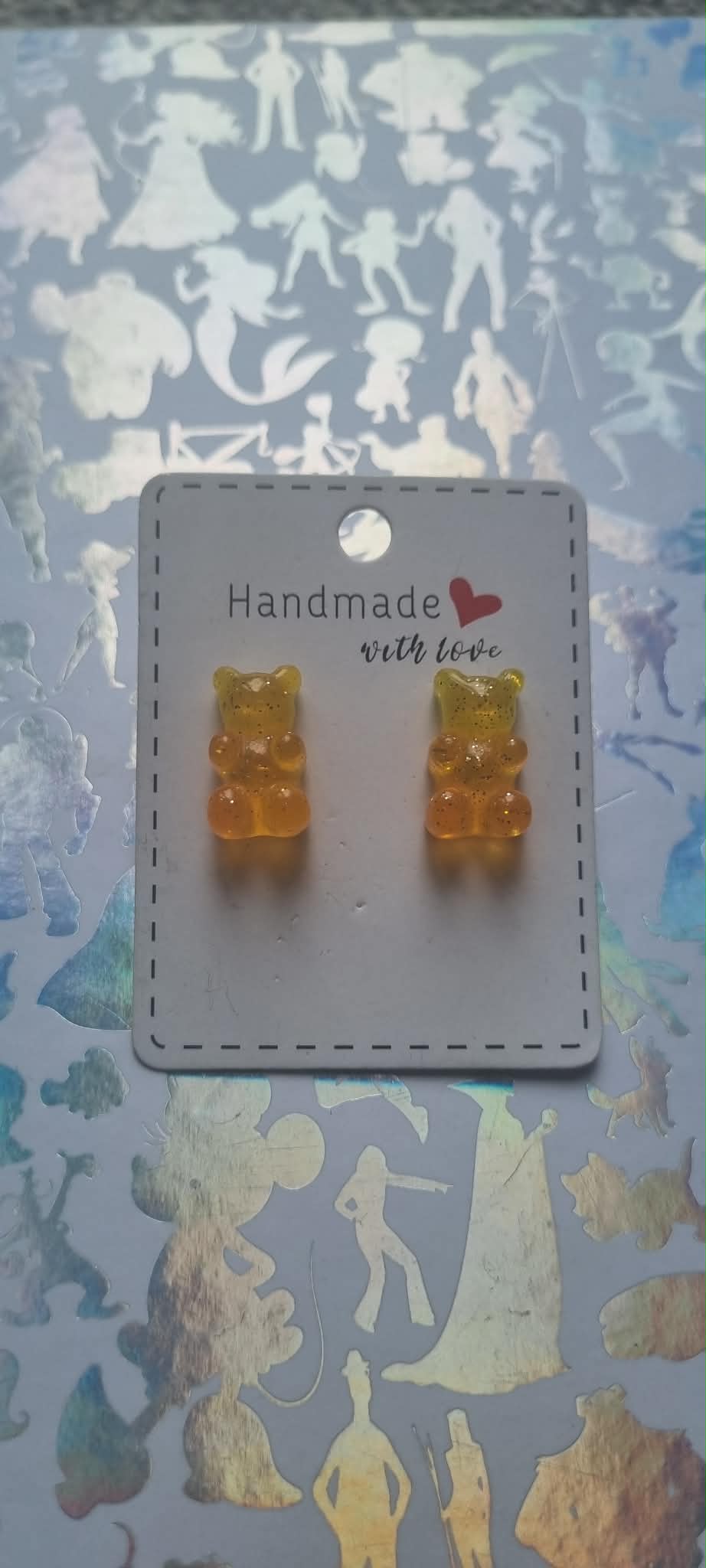 Gummy bear earrings