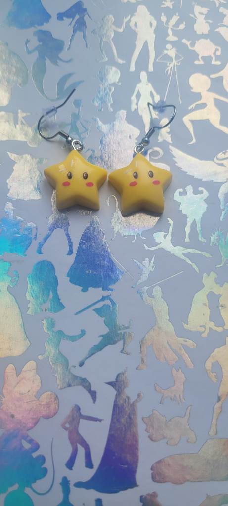 Mario superstar dangly earrings