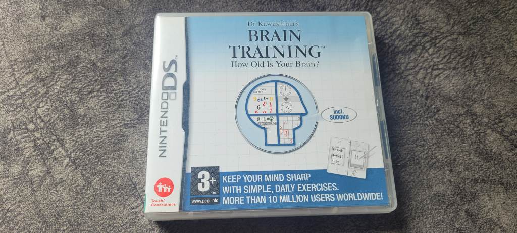 Brain training ds game