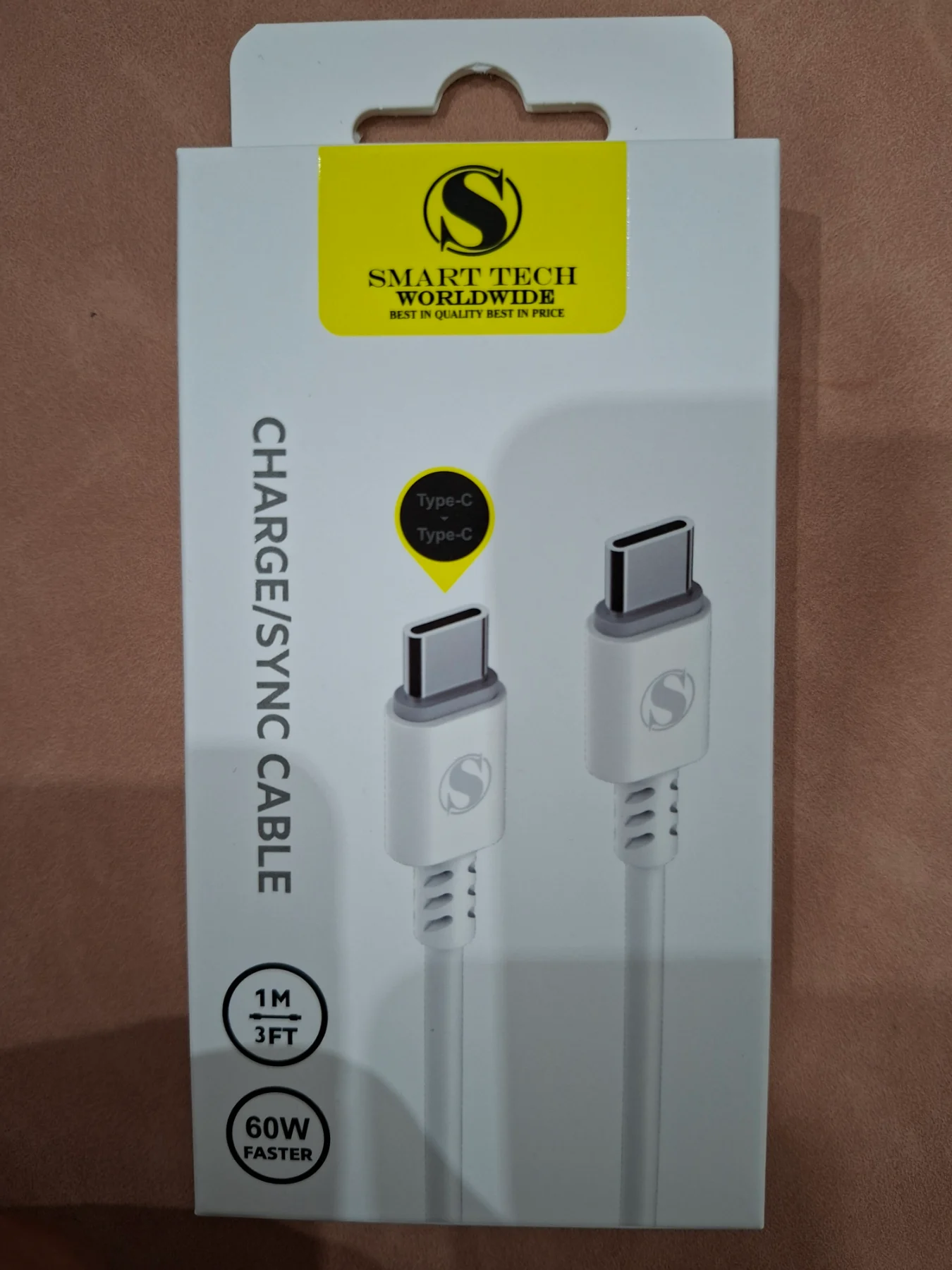 Smart Tech Worldwide USB-C to USB-C Charge & Sync Cable