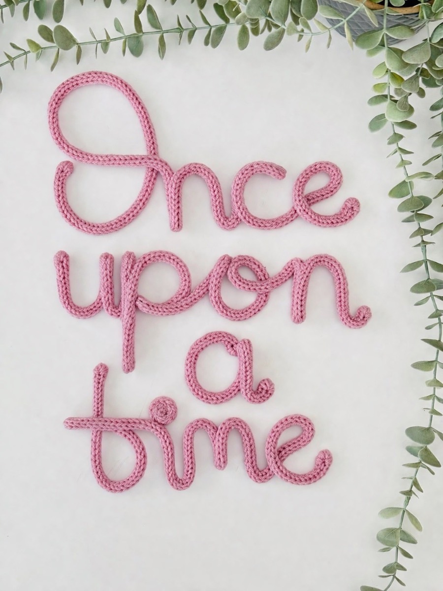 Once upon a time wall sign