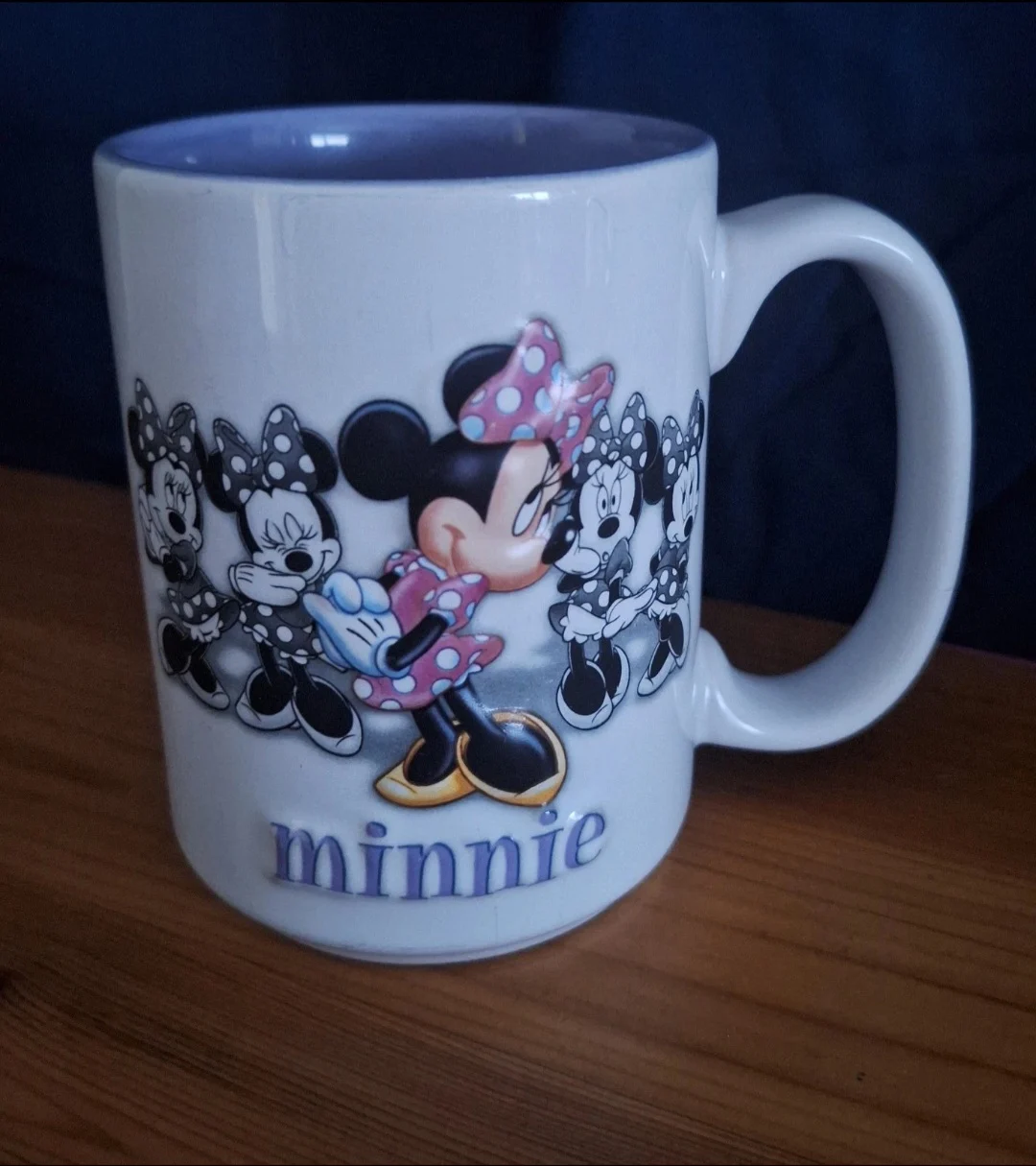 Disney Parks Authentic Original Disneyland Resort Minnie Mouse 3D Coffee Mug Cup