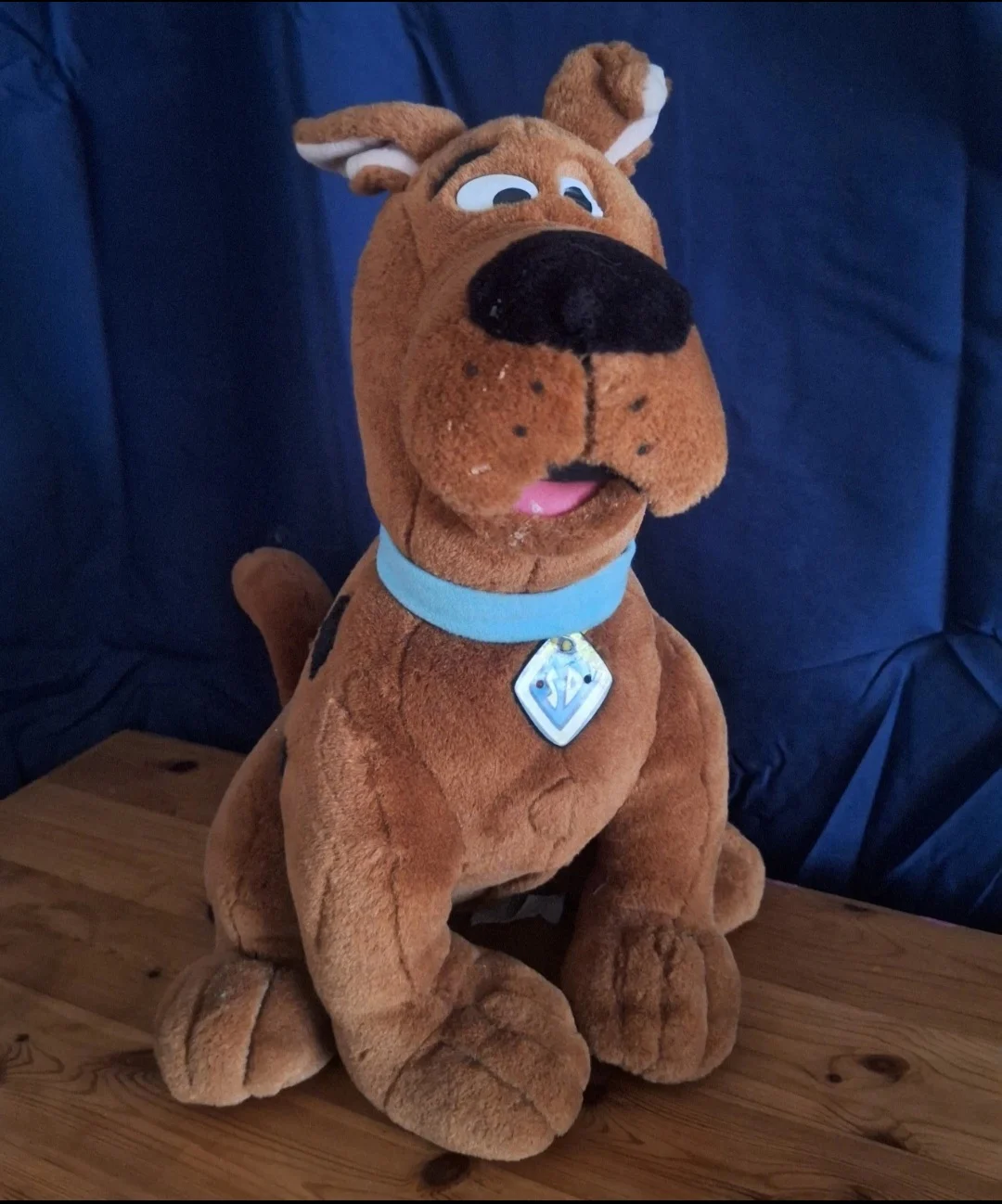 Vintage 1998 Hanna Barbera 17" Stuffed Talking And Moving Head Scooby-Doo Plush