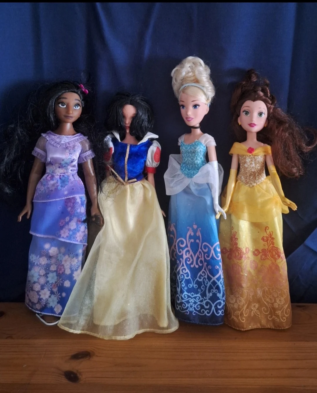 2012 2015 Mattel Hasbro 12" Cinderella Snow White Belle & Isabella Posable Dolls