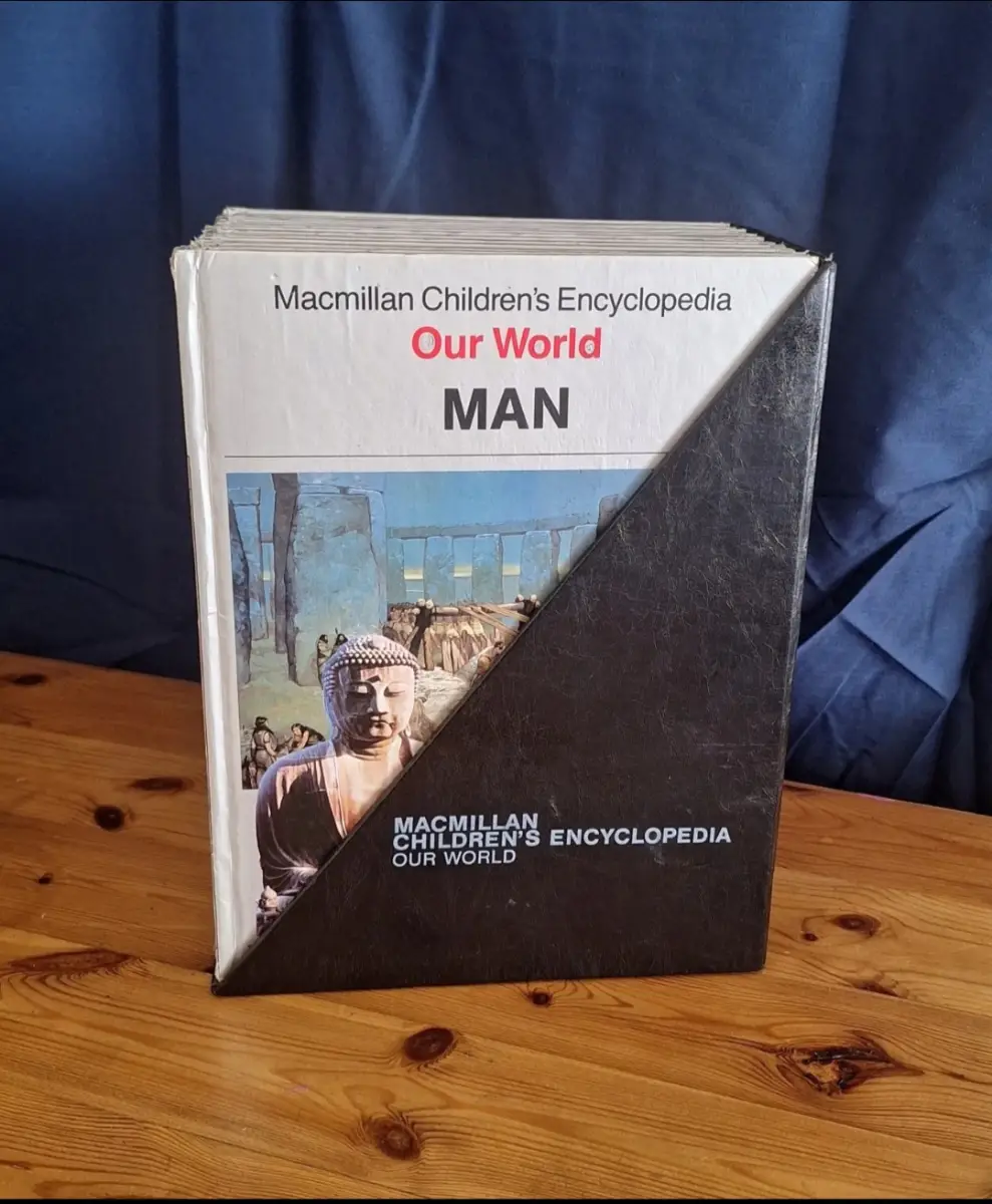 Vintage 1980 Second Edition 11 Book Macmillan Children's Encyclopedia Collection