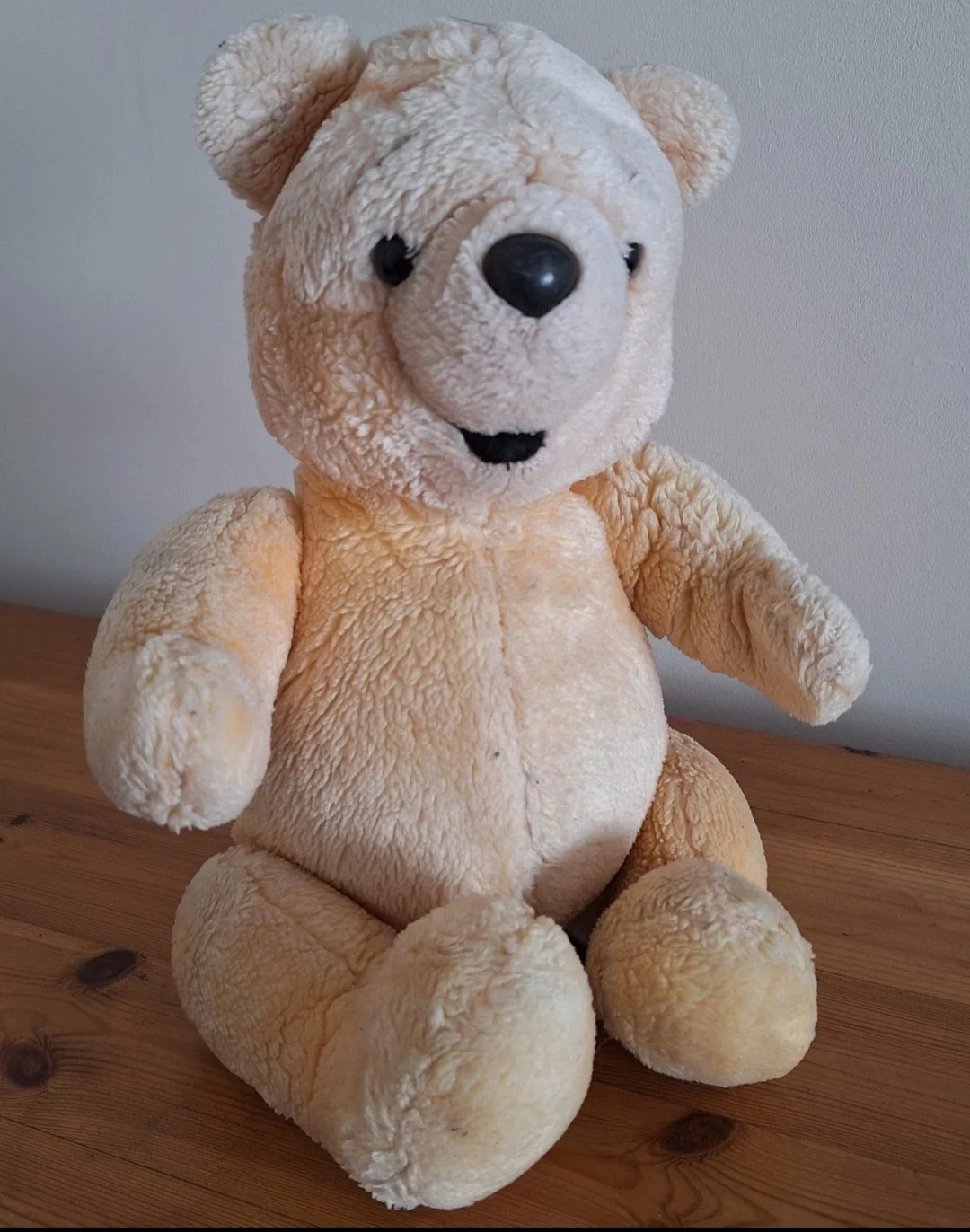 Vintage Winnie The Pooh Bear Jointed Movable Arms & Legs Disney Soft Plush
