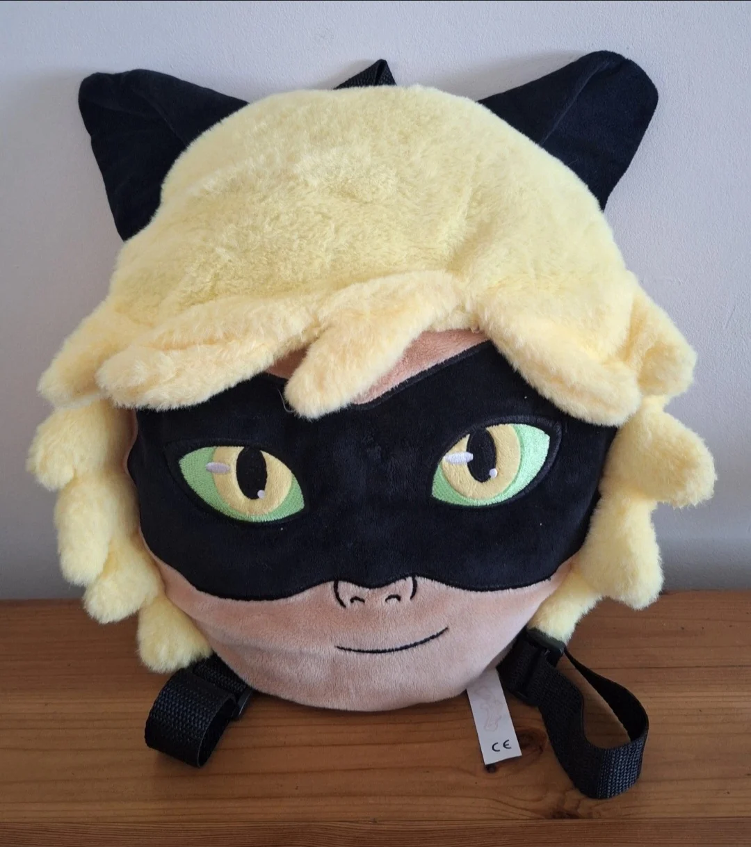 Miraculous Ladybug Cat Noir Plush Kids Backpack Bag