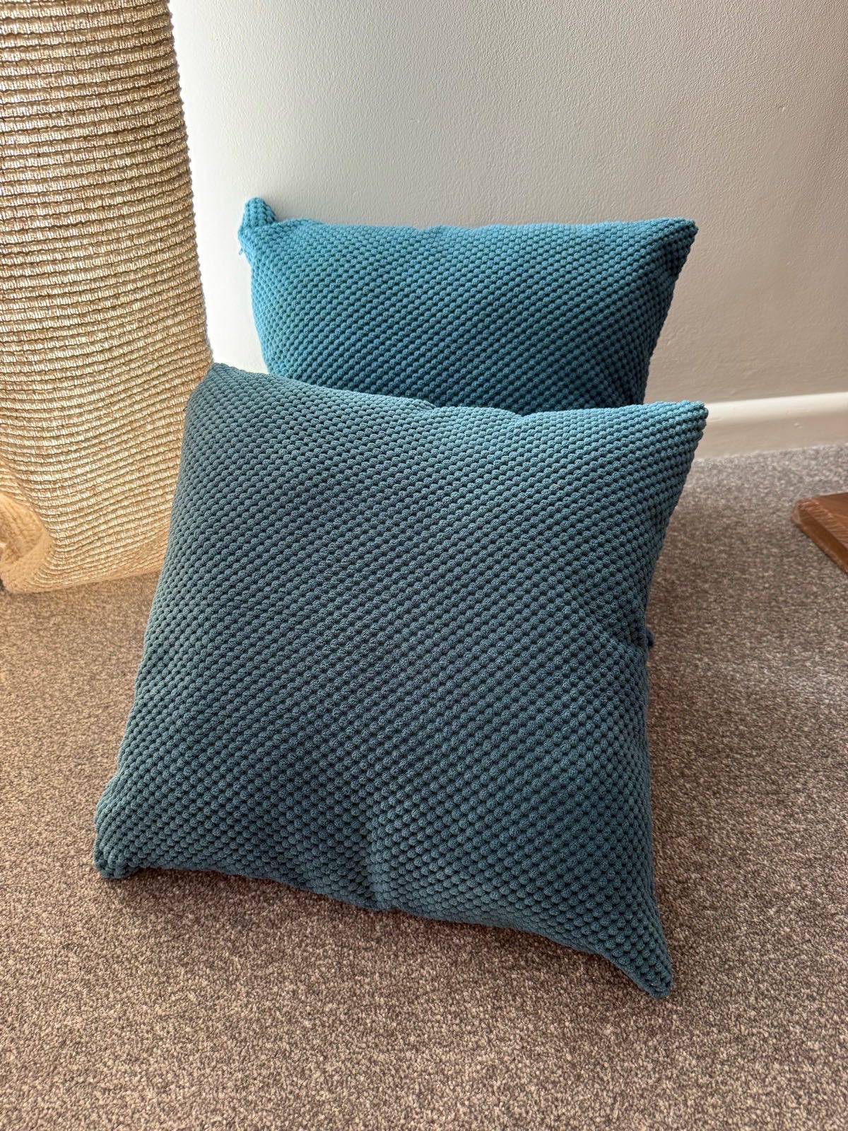 Pair of Teal Cushions