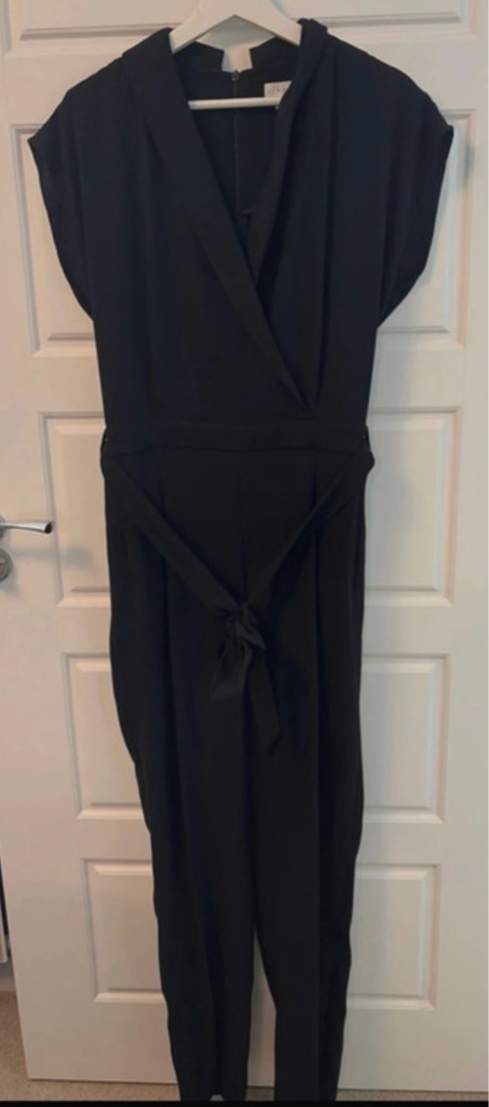 Linea black jumpsuit size 14