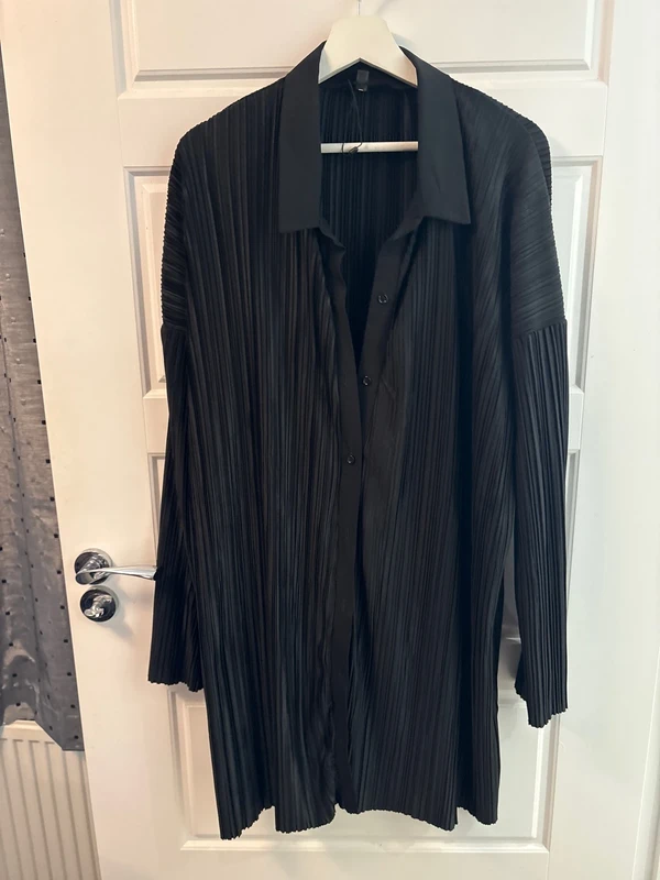 Misguided pleated shirt dress size 22
