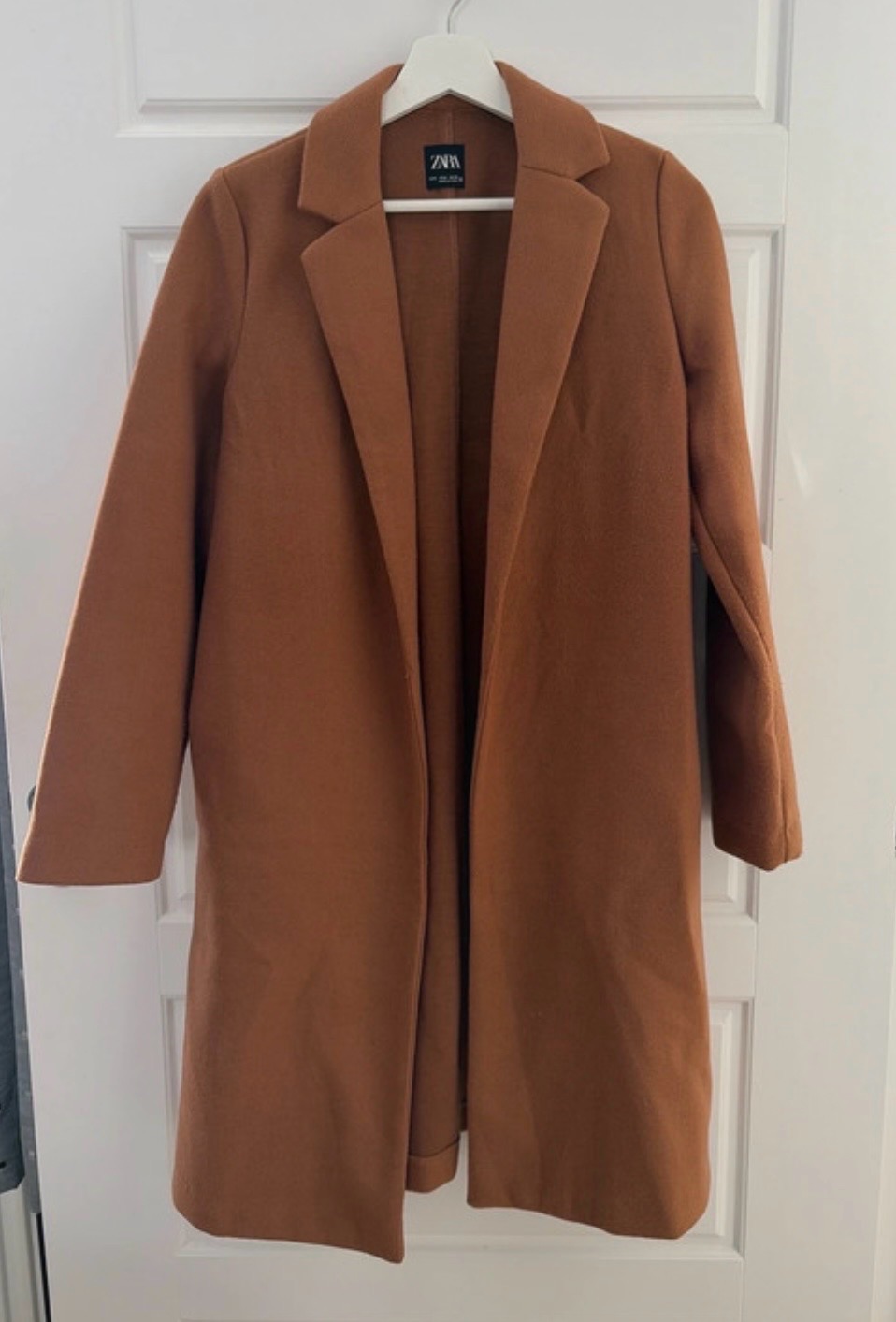 Zara brown coat size s