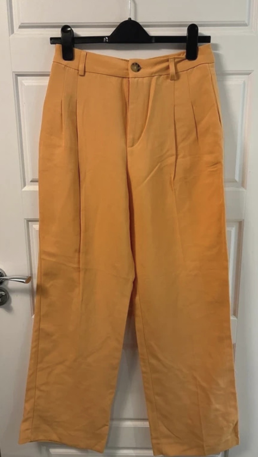 BNWT Zara orange tailored trousers size S