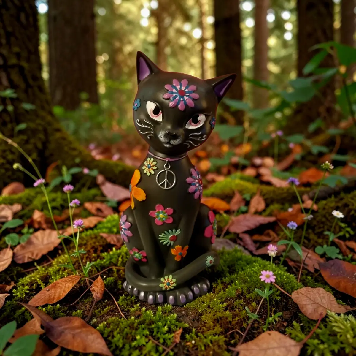 Nemesis Now Hippie Kitty Cat Figurine