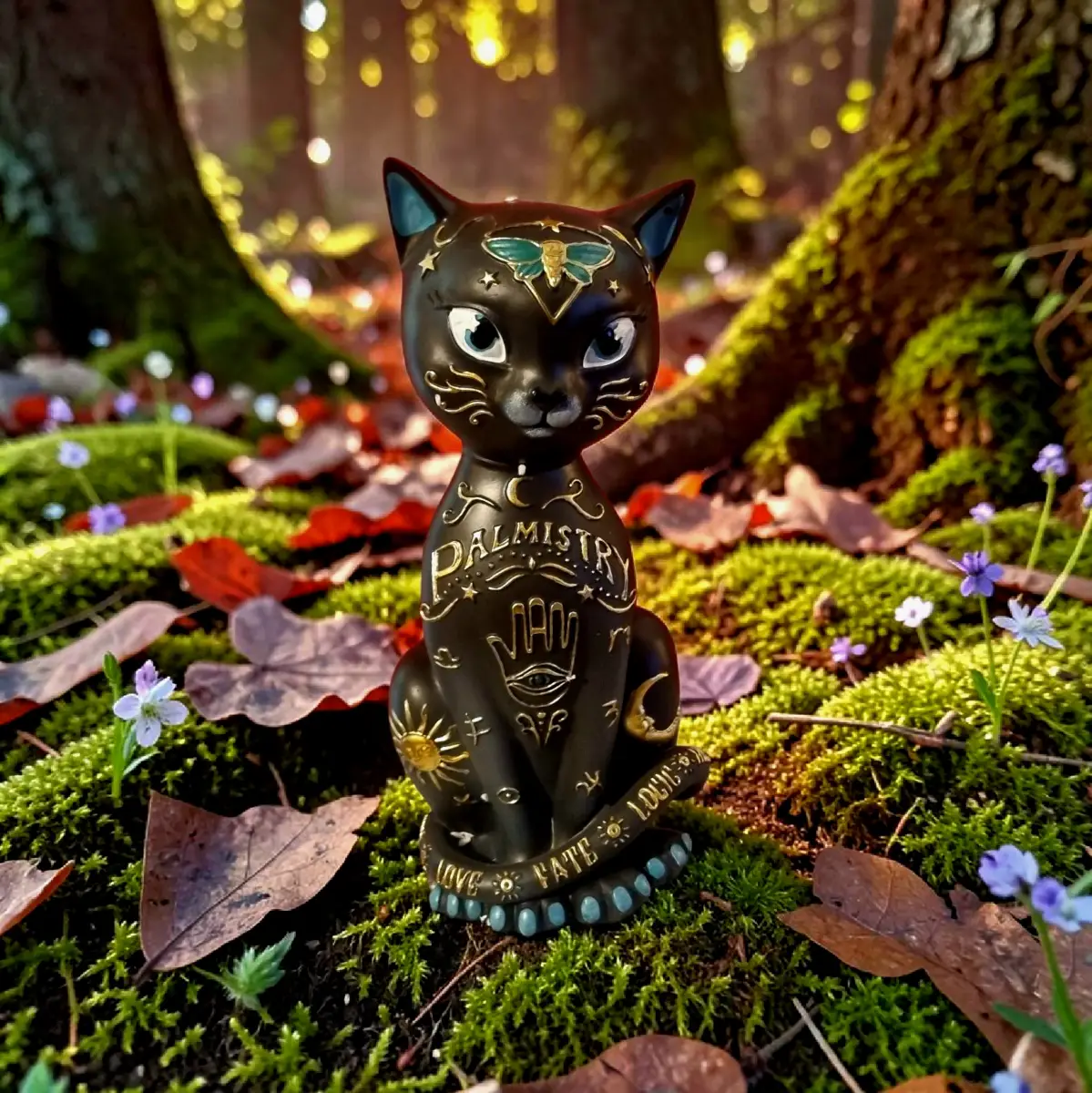Fortune Teller Nemesis Now Cat Figurine
