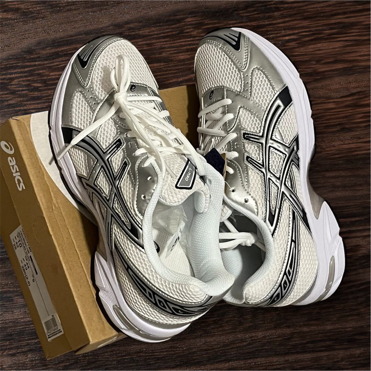 Asics Gel 1130 White Pure Silver UK Size 9
