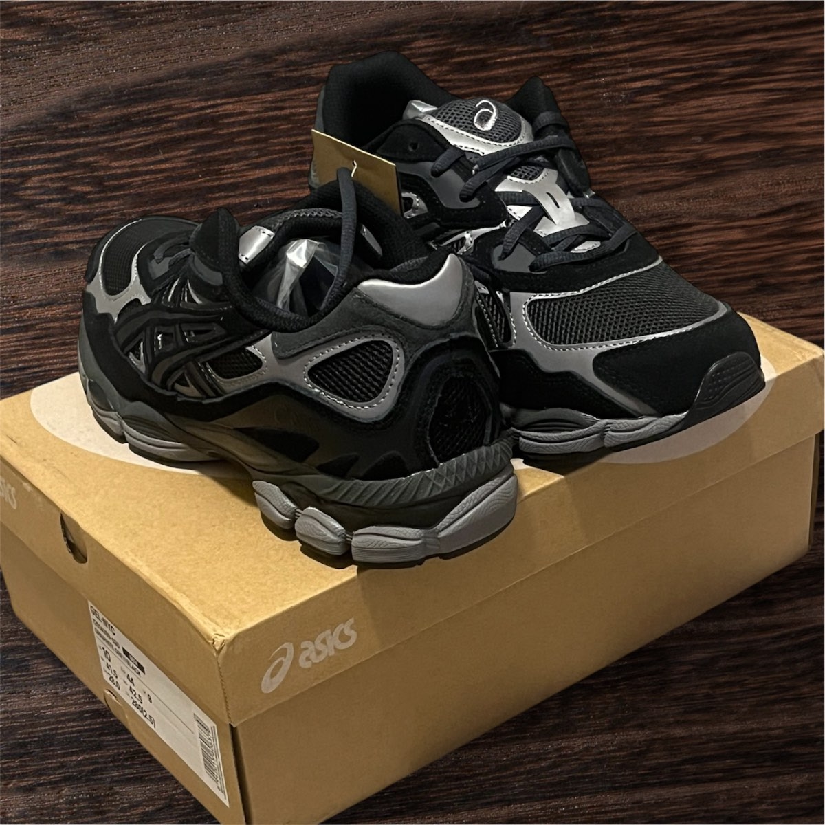 Asics GEL NYC Graphite Grey Black UK Size 9