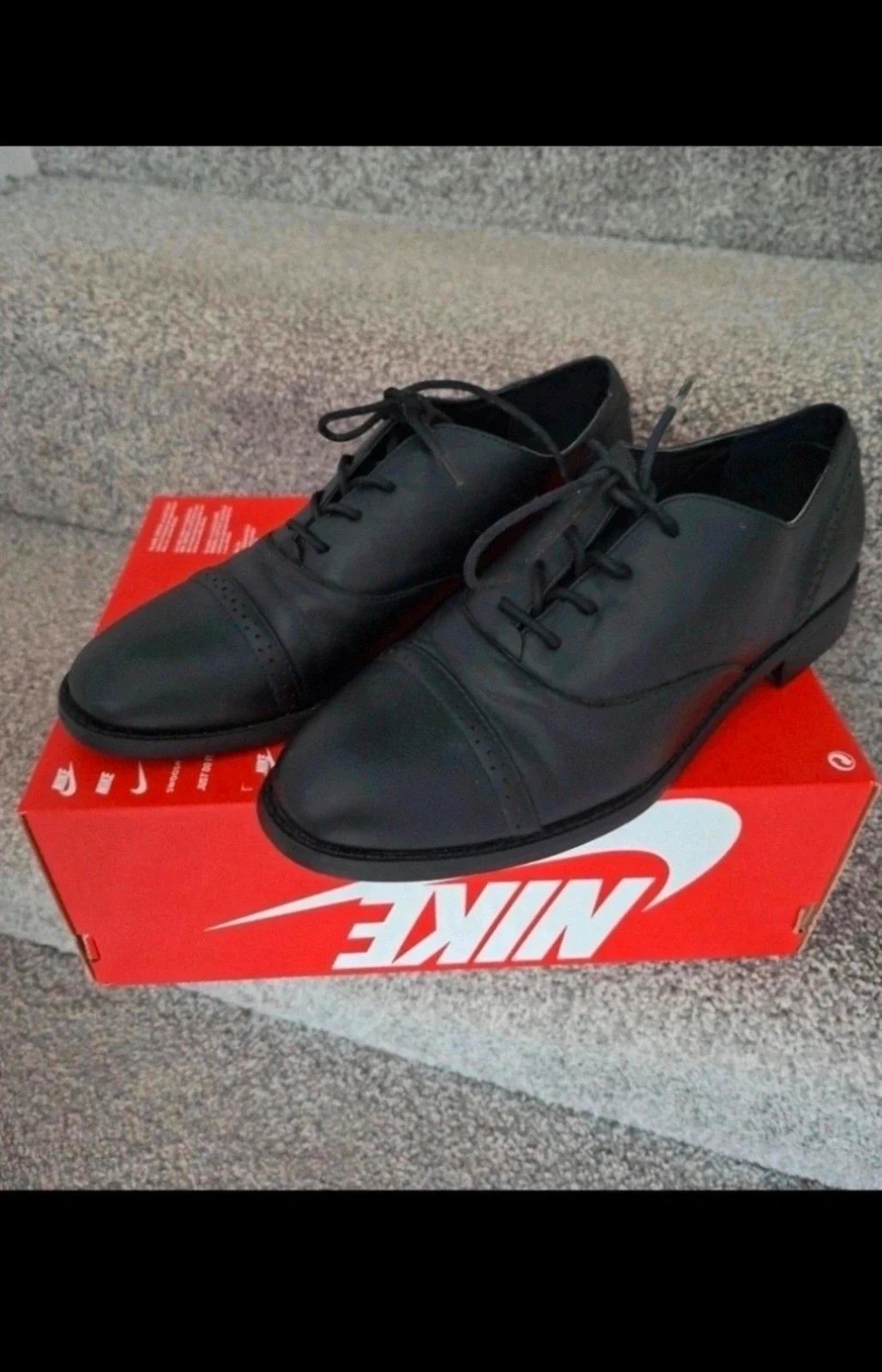 Miso Mens Black Lace Up Work College Formal Shoes uk7 Eu40