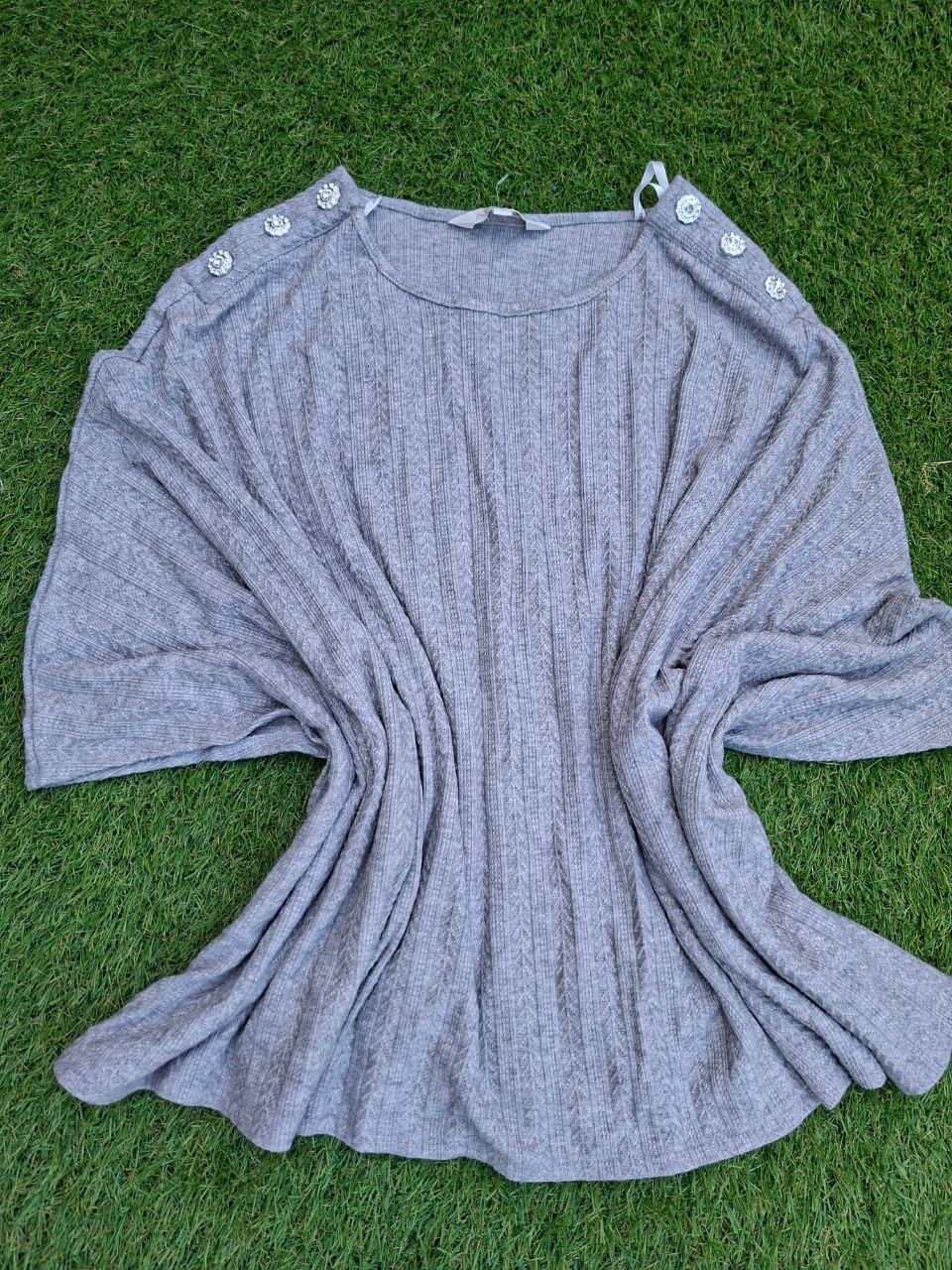 Apricot lovely lightweight poncho jumper Size s 10-12uk