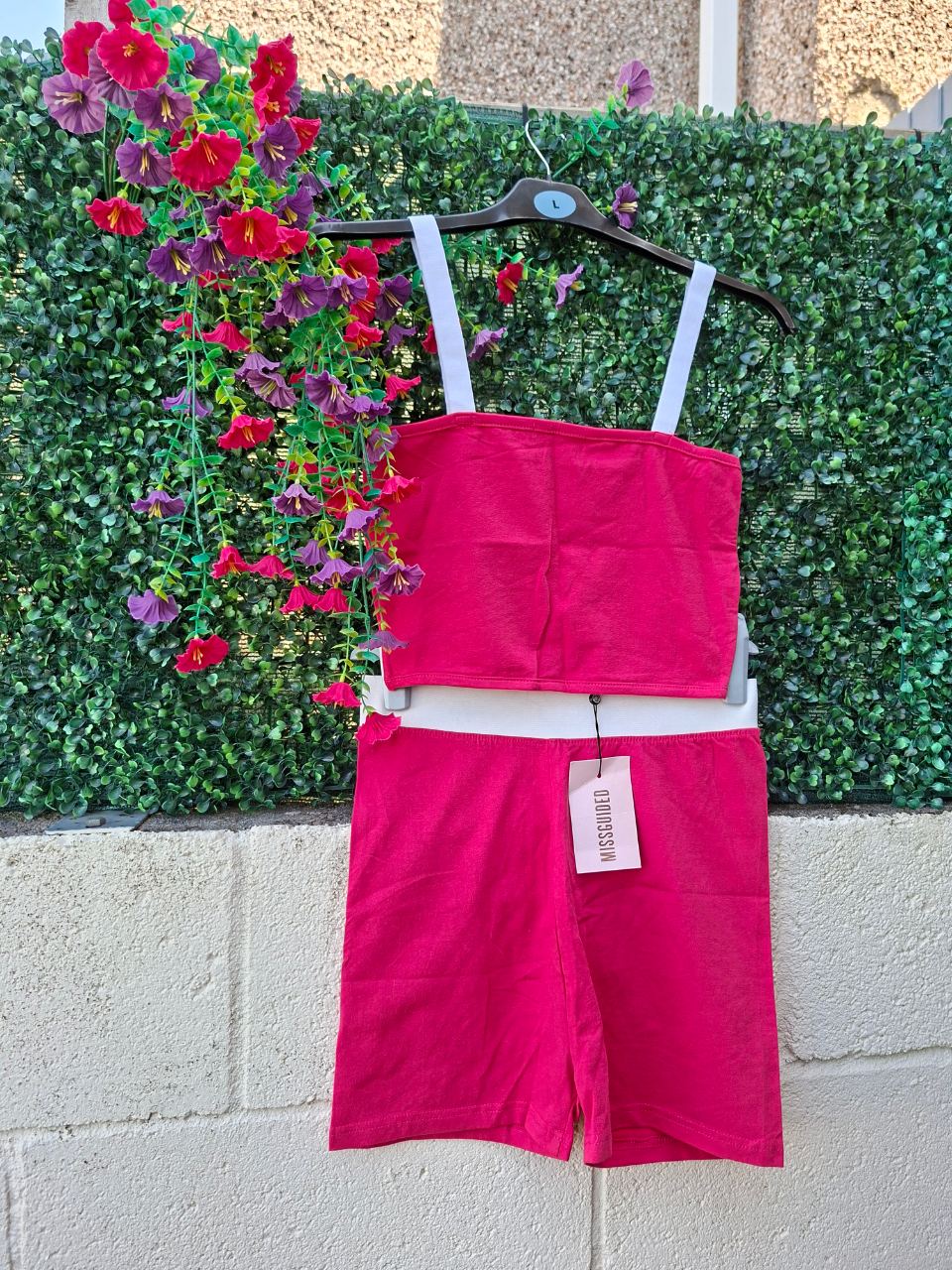 Missguided summer outfit 2pcs size 10uk