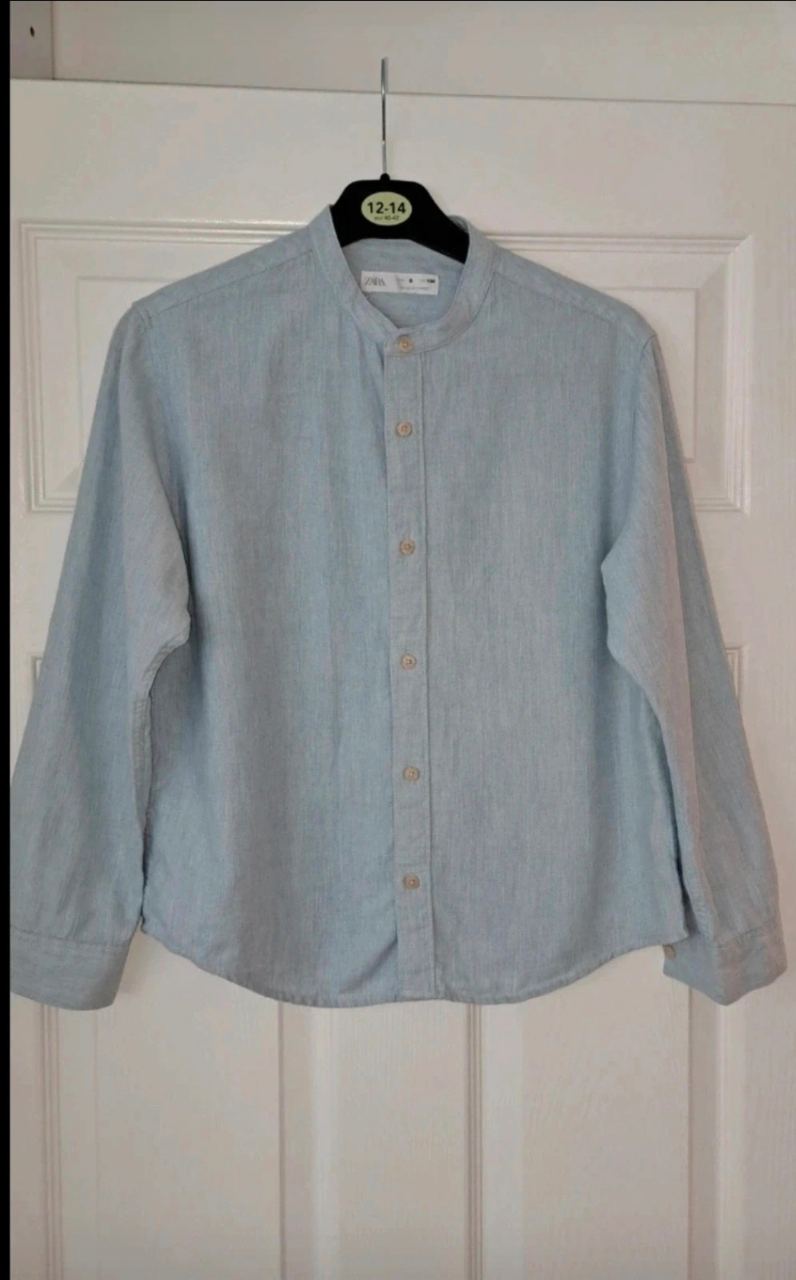 Zara boys linen shirt age 9 134cm