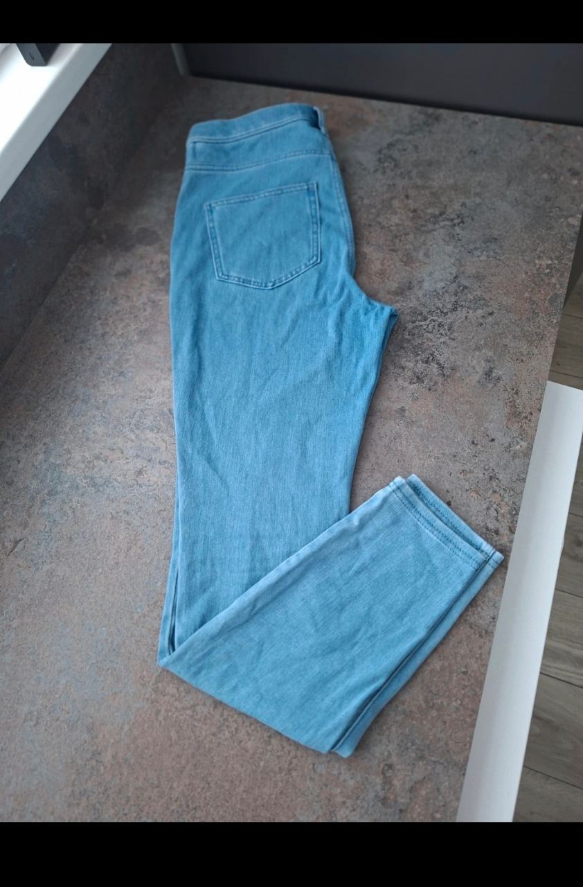 Next Light blue leggins denim 10uk