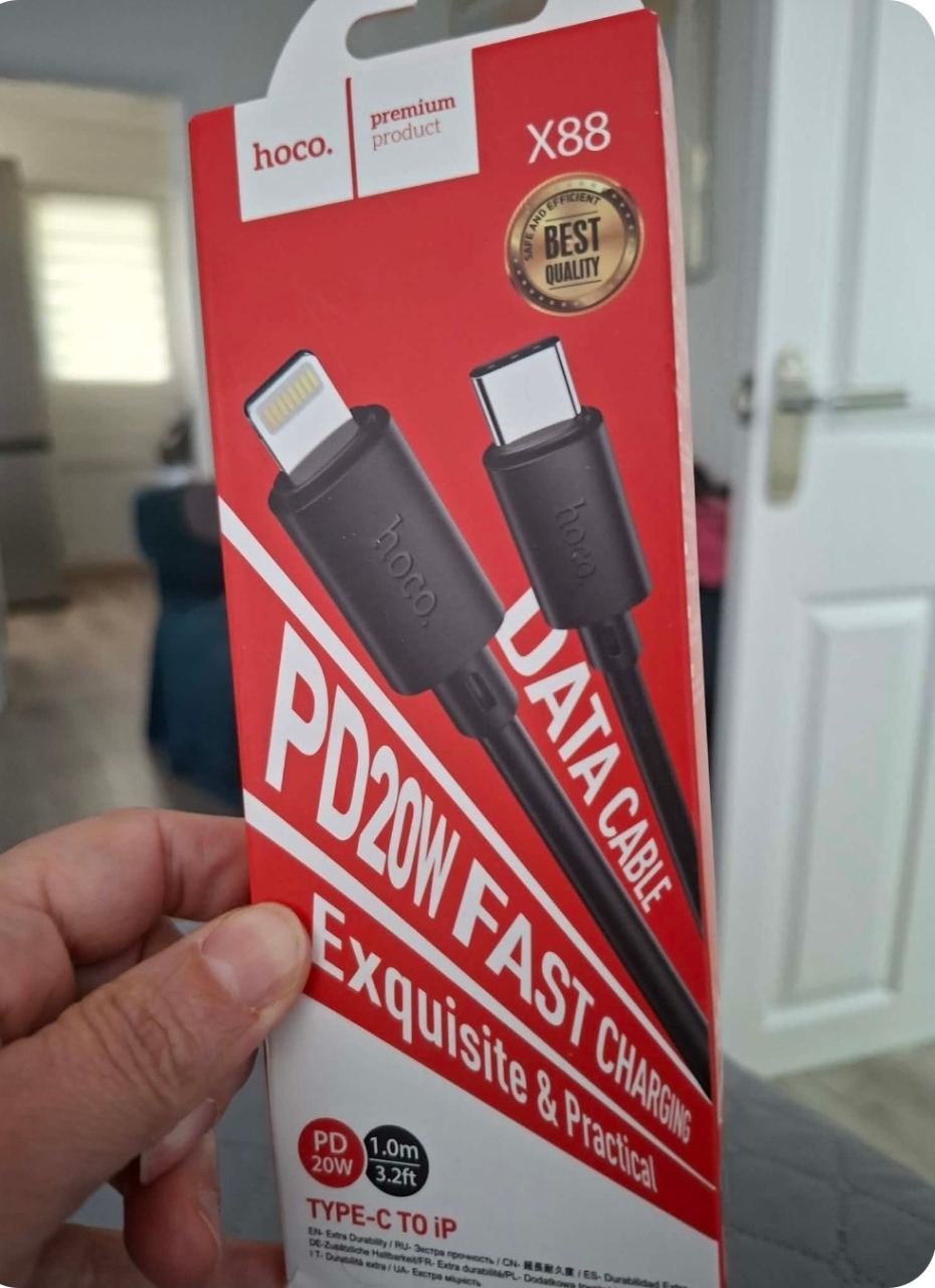 Type C  to iphone PD20w fast charging Data cable  Hoco premium