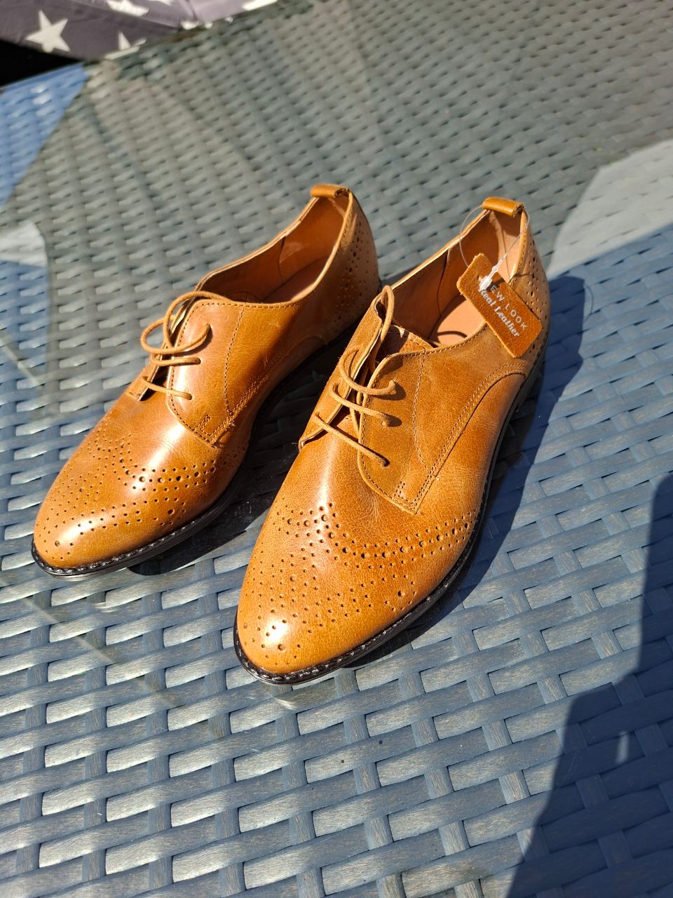New look leather flat shoes uk3 Eu 36 ladies