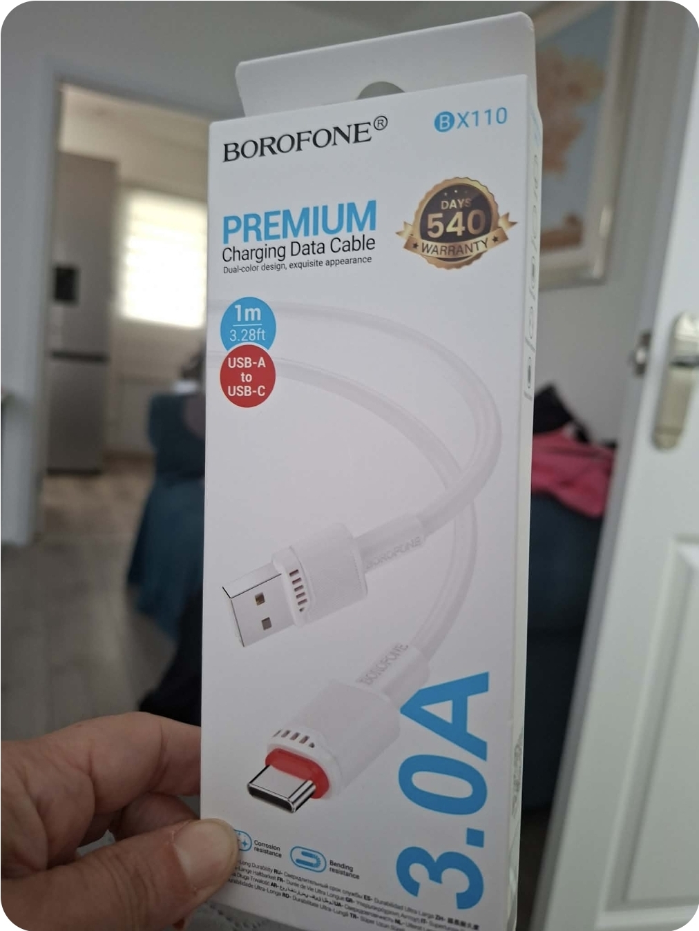 Usb -A to Usb c fast charging Data cable