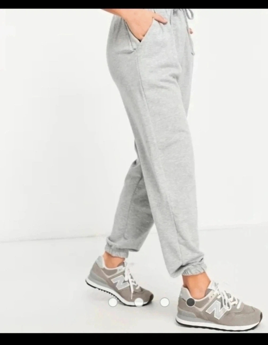 Missguided  lovely set of joggers 2pcs grey/black