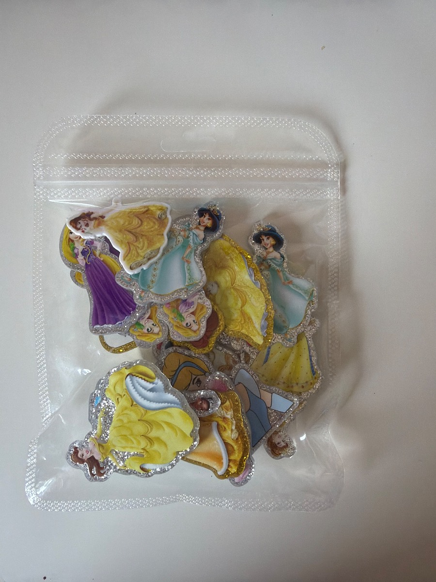 Disney princess acrylic charms