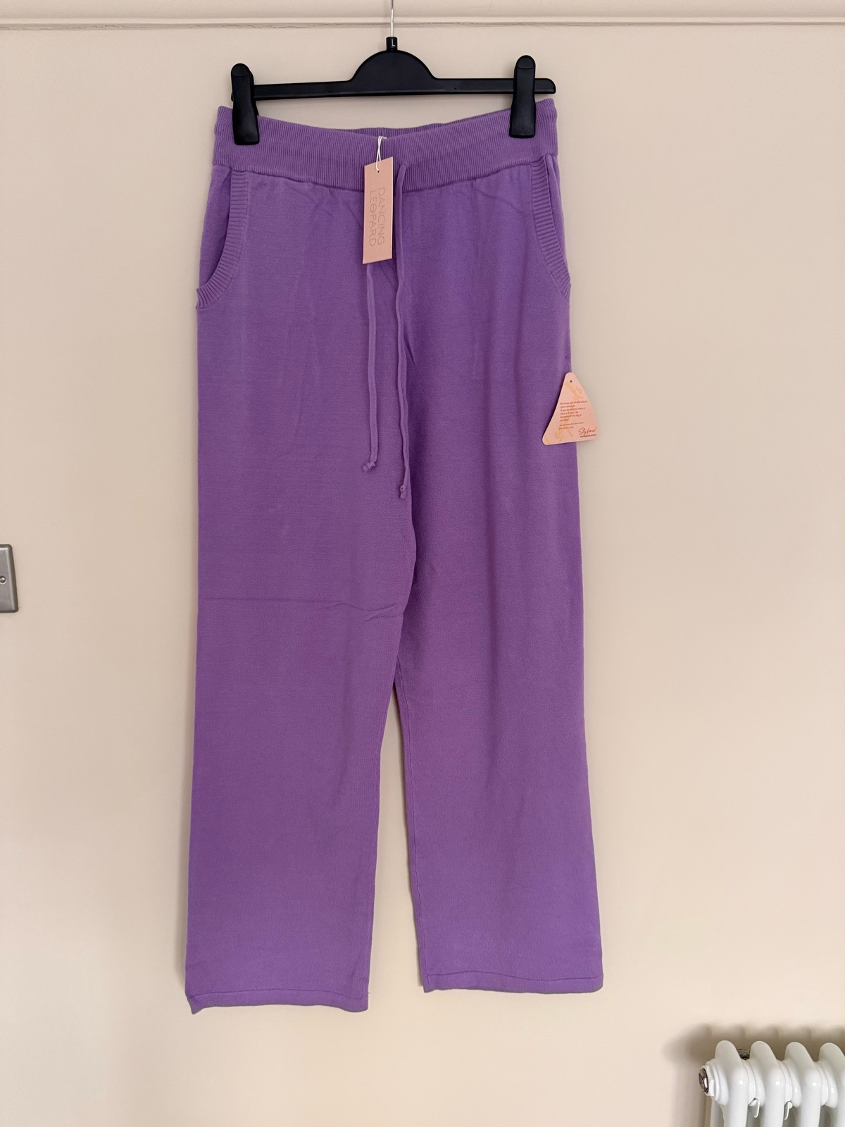 Dancing Leopard Joggers purple size 12