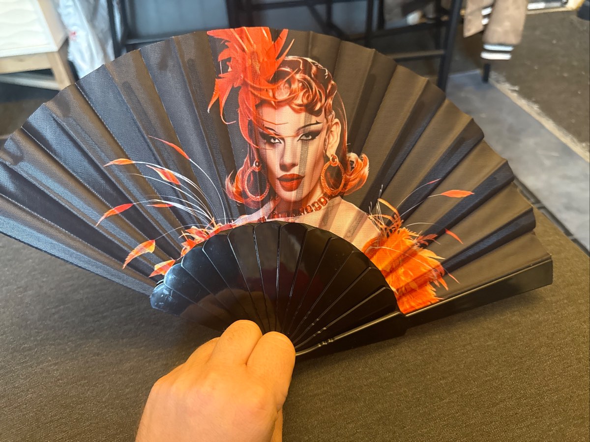 Bosco Drag Queen Fan Vintage