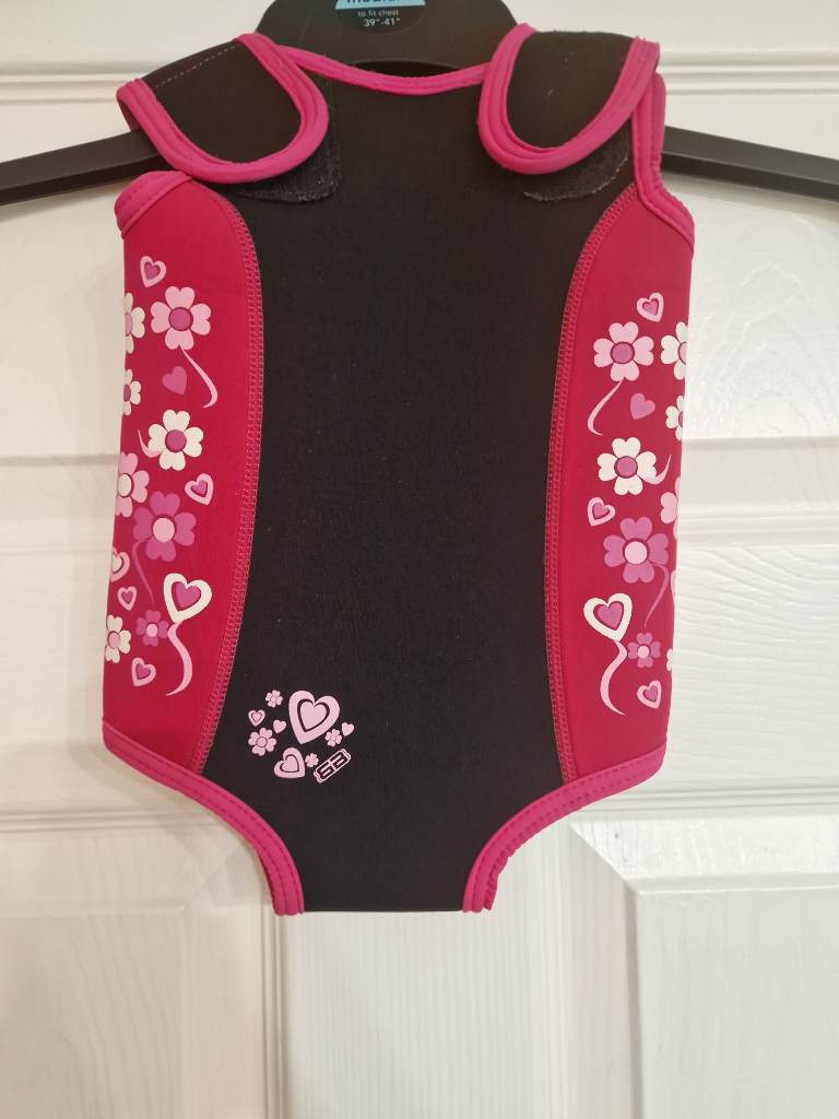 Banana Bite Baby Girl Wetsuit Swimming Costume 0-6 Months Excellent Condition