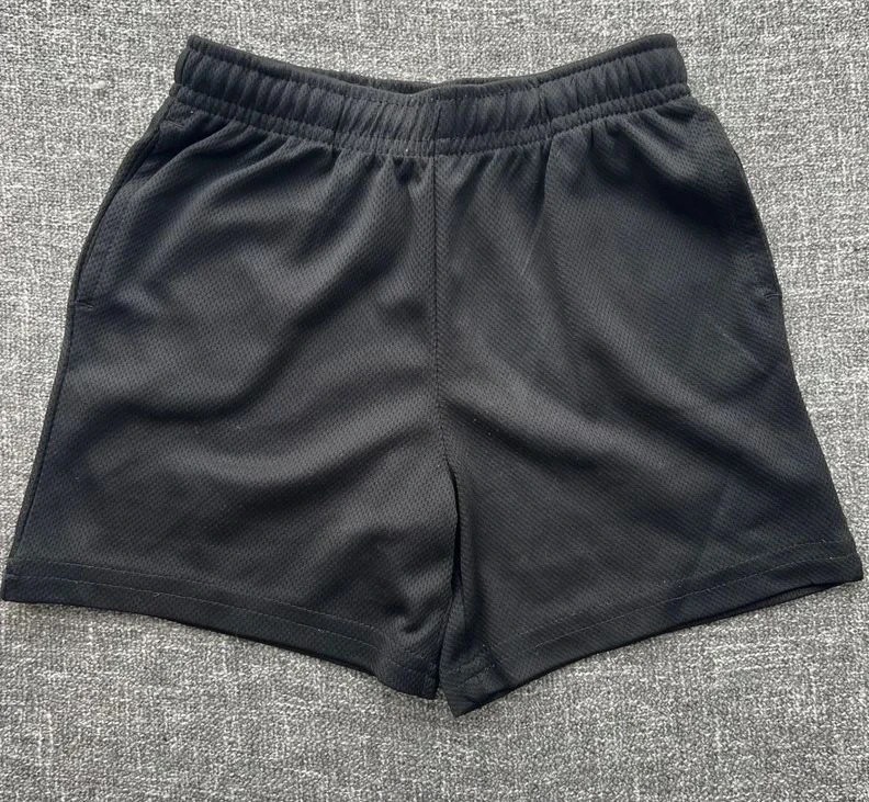 Boys 3-4 year black school PE football style shorts