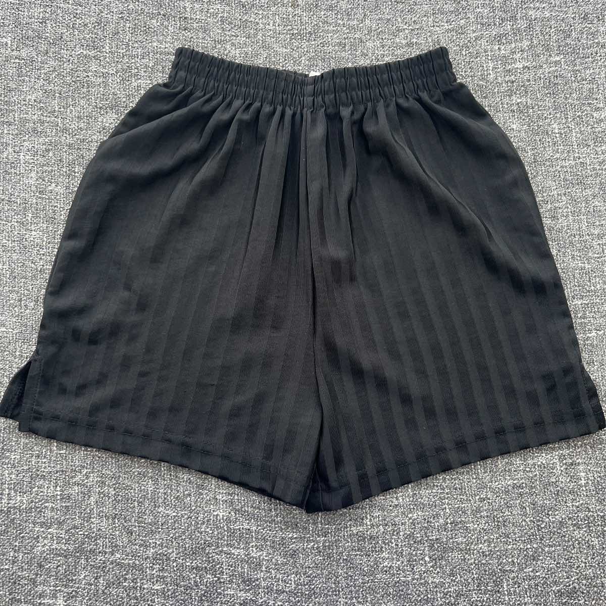 Boys 6-7 year black school PE / football shorts