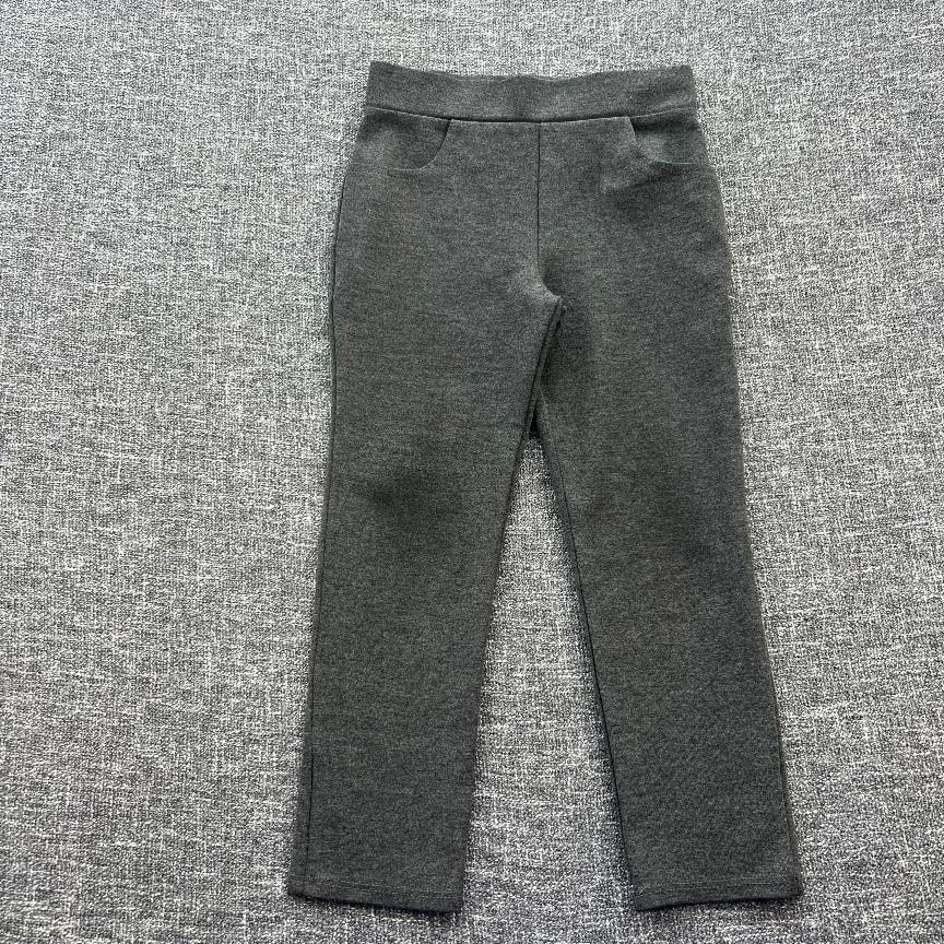 Girls 3-4 year grey Autumn winter school trousers with pockets