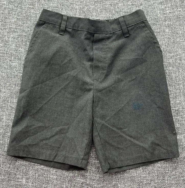 Boys, 4-5 year grey school shorts with adjustable waist