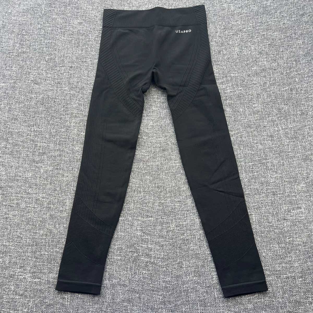 Girls 7-8 year USA Pro black school PE leggings