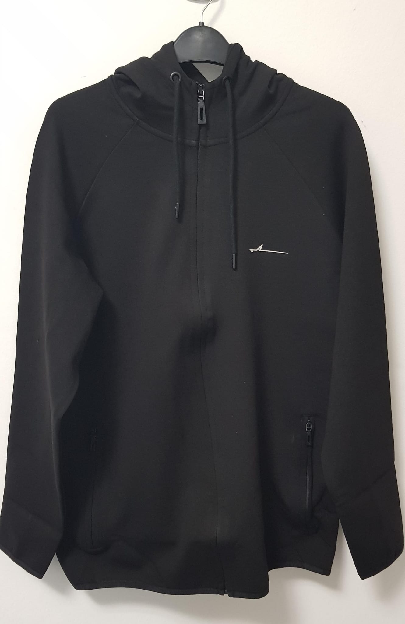 Men’s Black Zip-Up Sweat Jacket – Size L – Urban Line – New