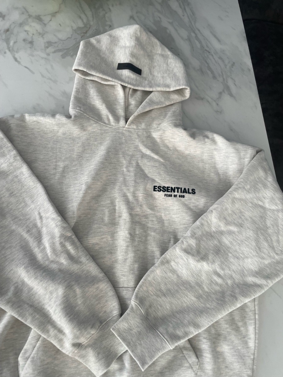 Essentials grey hoodie men’s size M