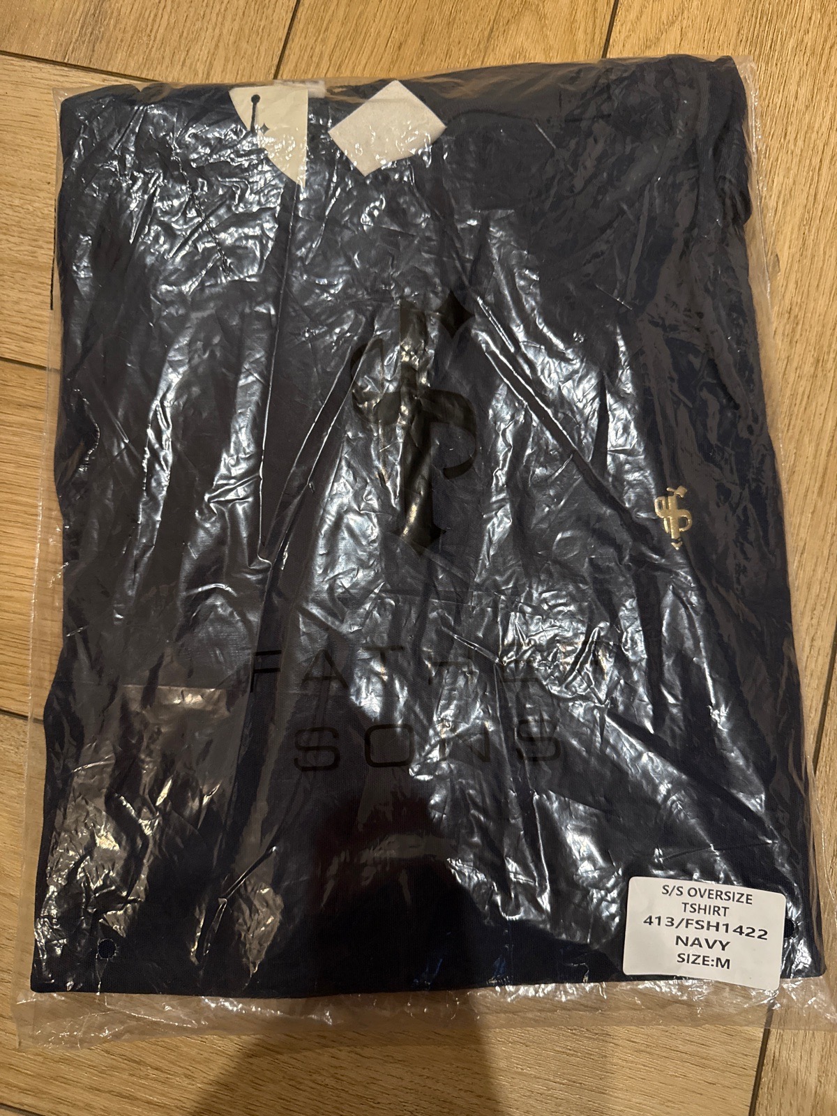 Father & Sons NAVY / GOLD OVERSIZED CREW T SHIRT