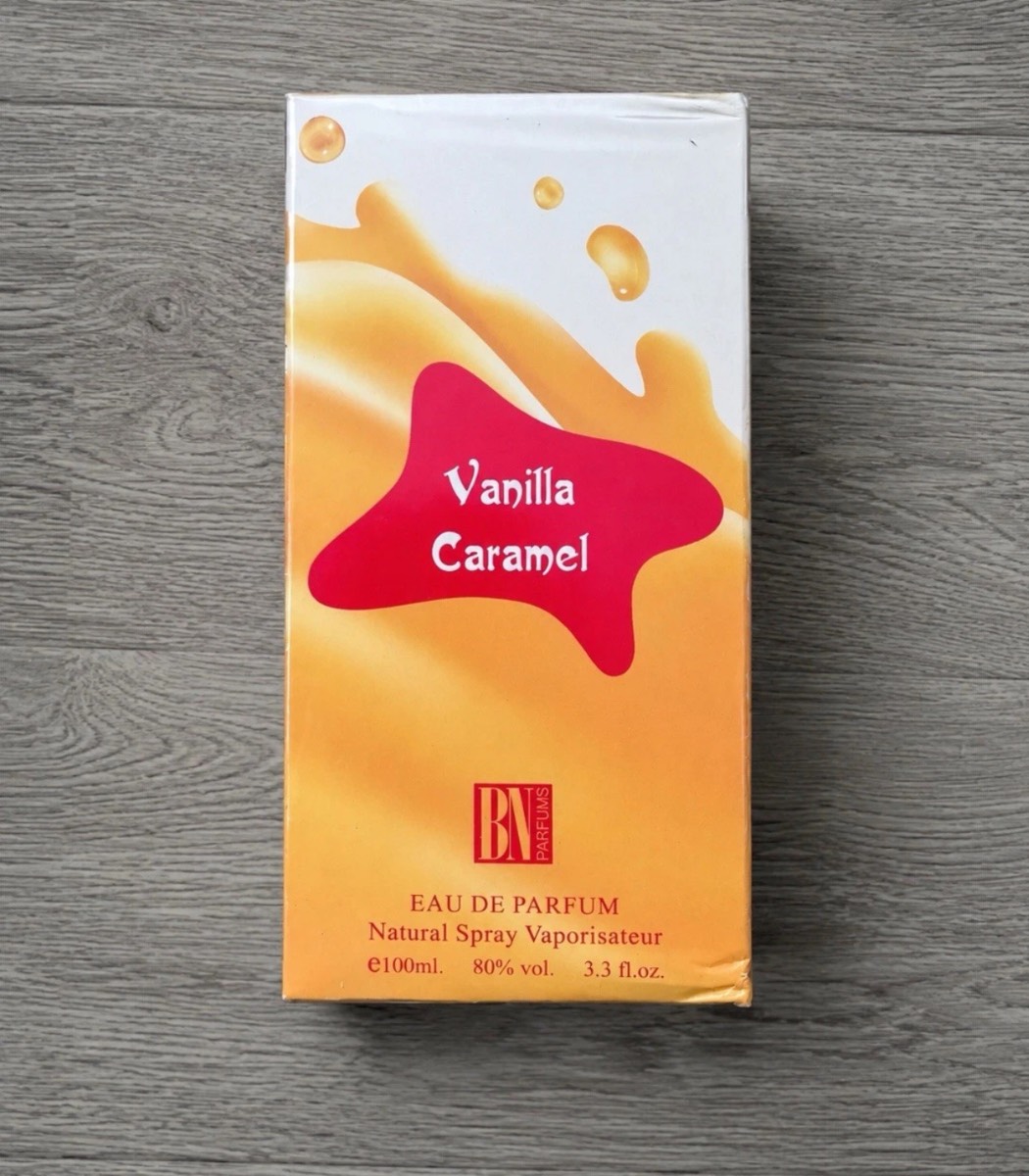 100ml bottle of vanilla Carmel perfume sealed in box never opened
