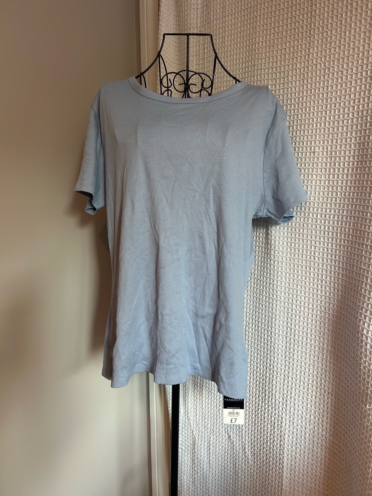 Peacocks Blue T Shirt Size 20 New with Tags